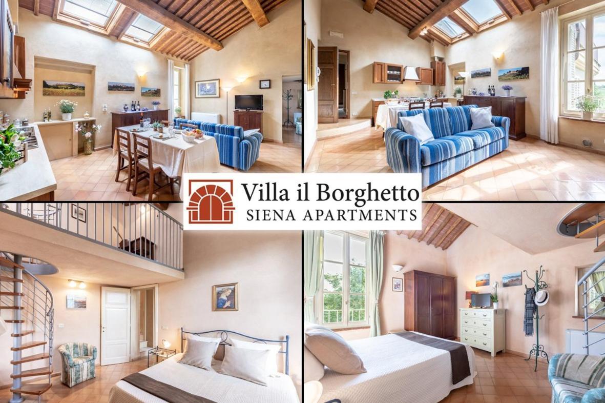 Villa Il Borghetto Сиена Екстериор снимка
